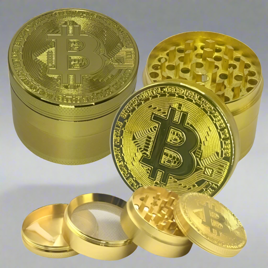 50mm Bitcoin Herbal Grinder