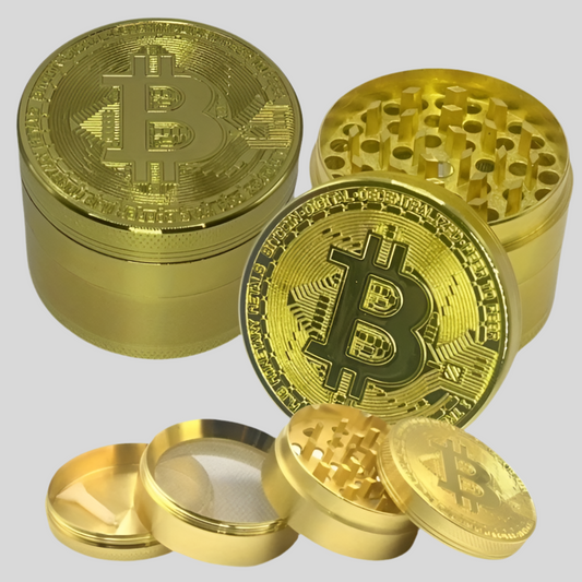 50mm Bitcoin Herbal Grinder